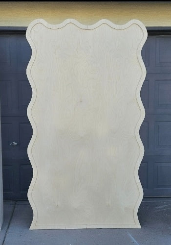 Backdrop - wavy (border double layer)