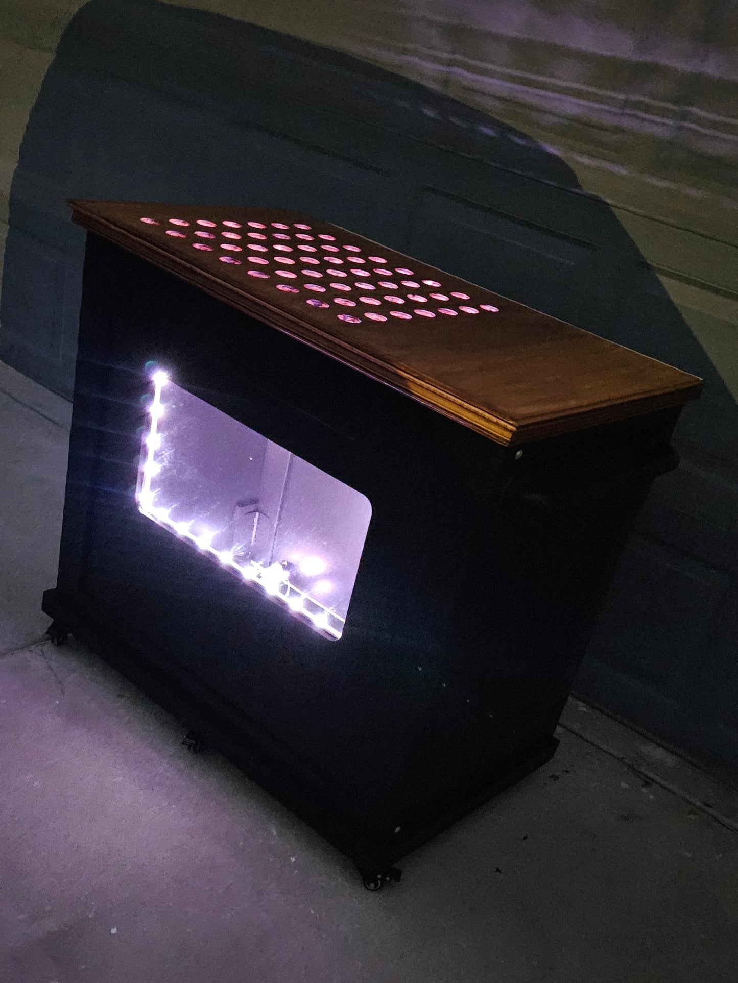 Shot cart - acrylic front