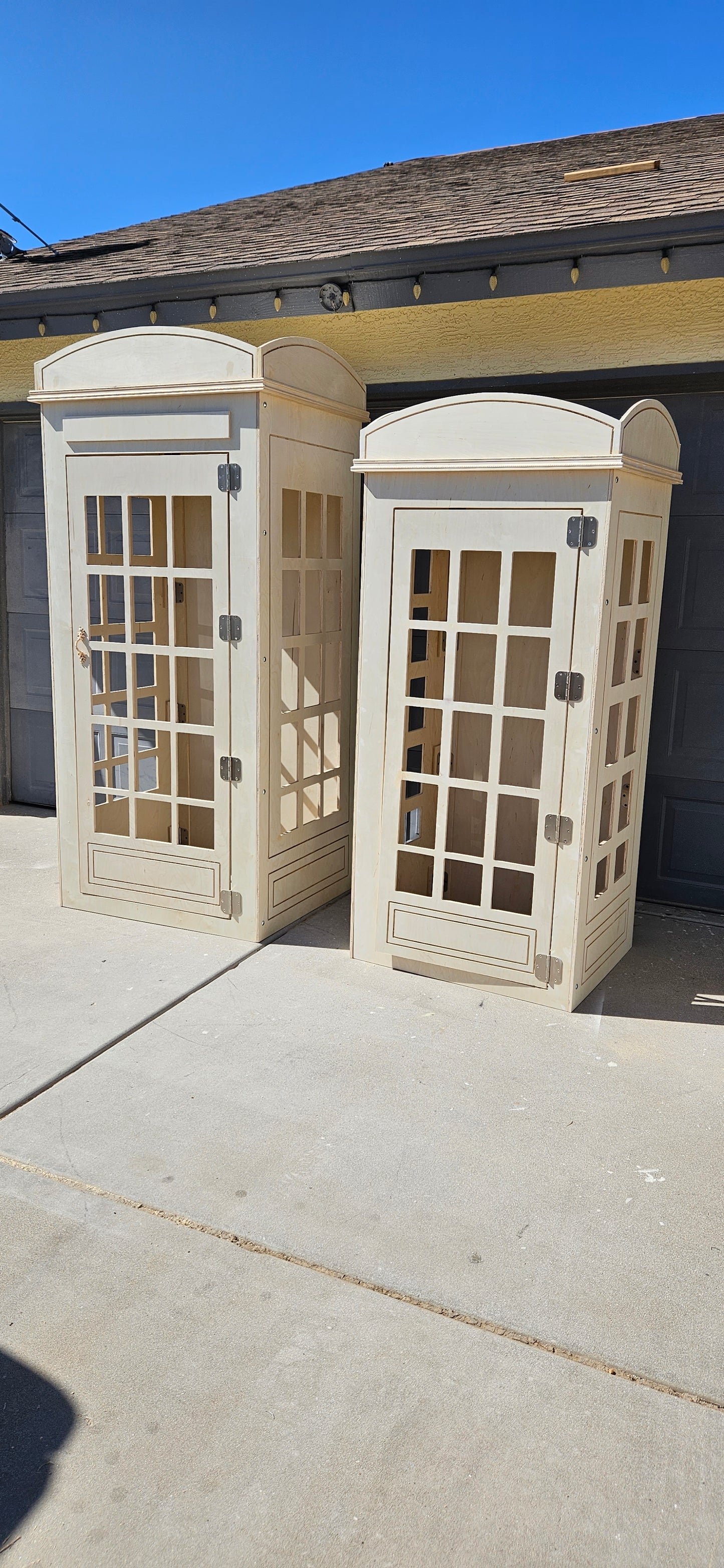 Telephone booth - Fully collapsible