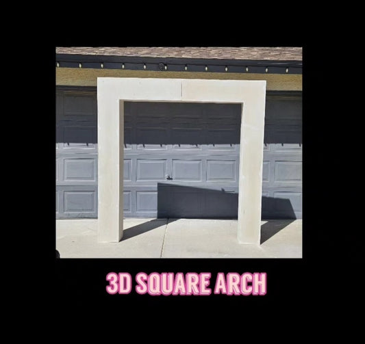 Backdrop - 3D arch square