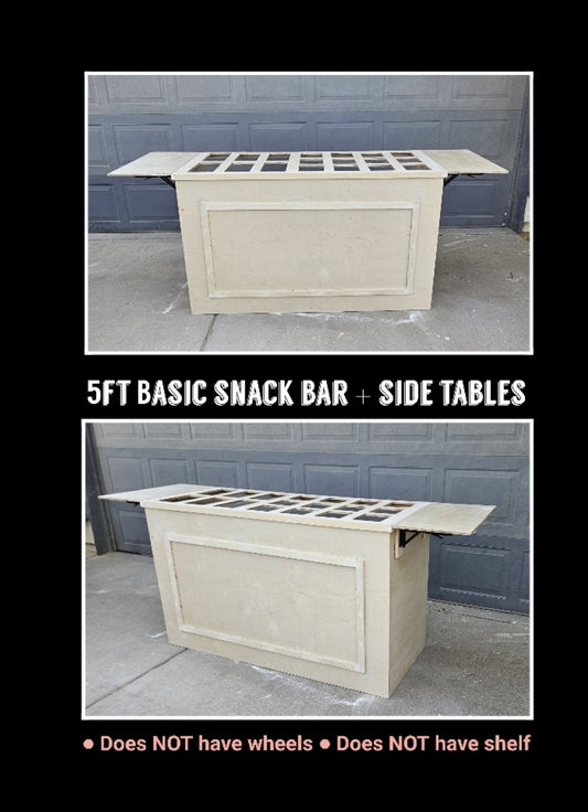 TABLE - Snack bar with sides