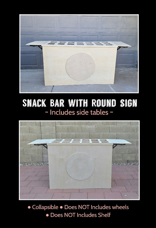 TABLE - Snack bar with sides (style 2)
