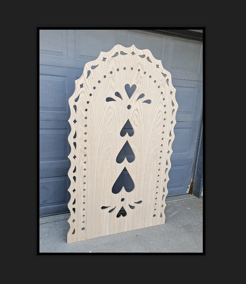 Backdrop - Talavera Hearts design