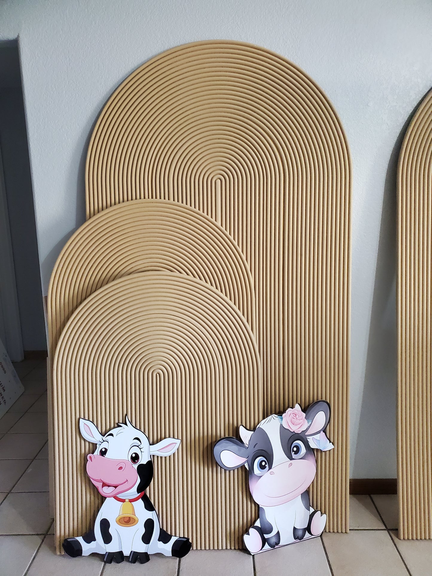 Backdrop - 3D ripple MDF