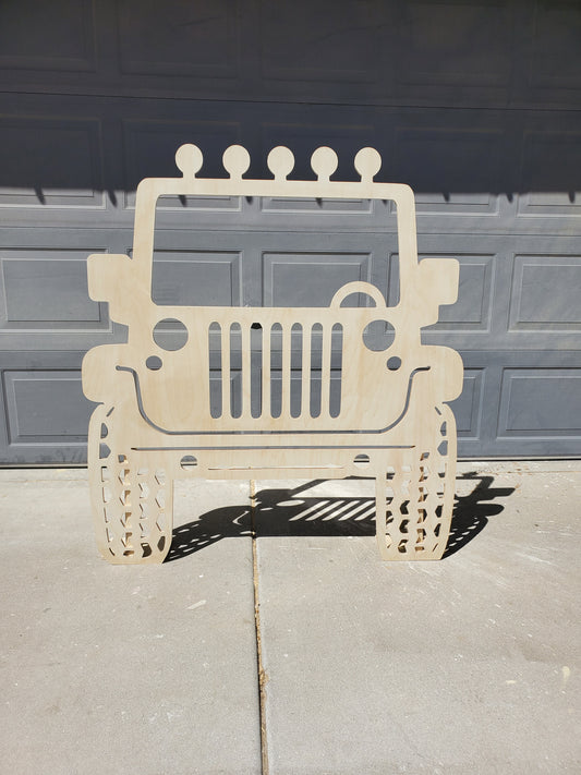 Prop - Jeep cutout