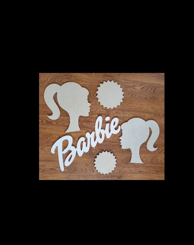 Z - Sign Barbie , matel , head