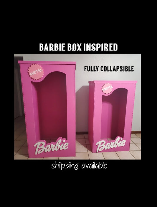 Barbie box Inspired - Collapsible