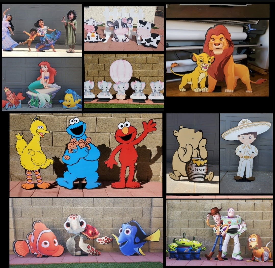 Z. Online Class - Wooden Standees Cutout