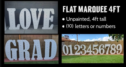 BUNDLE - (10) flat marquees