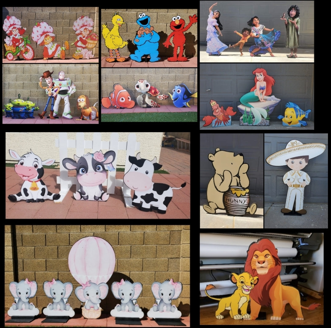 Z. Clase online - Standees en madera